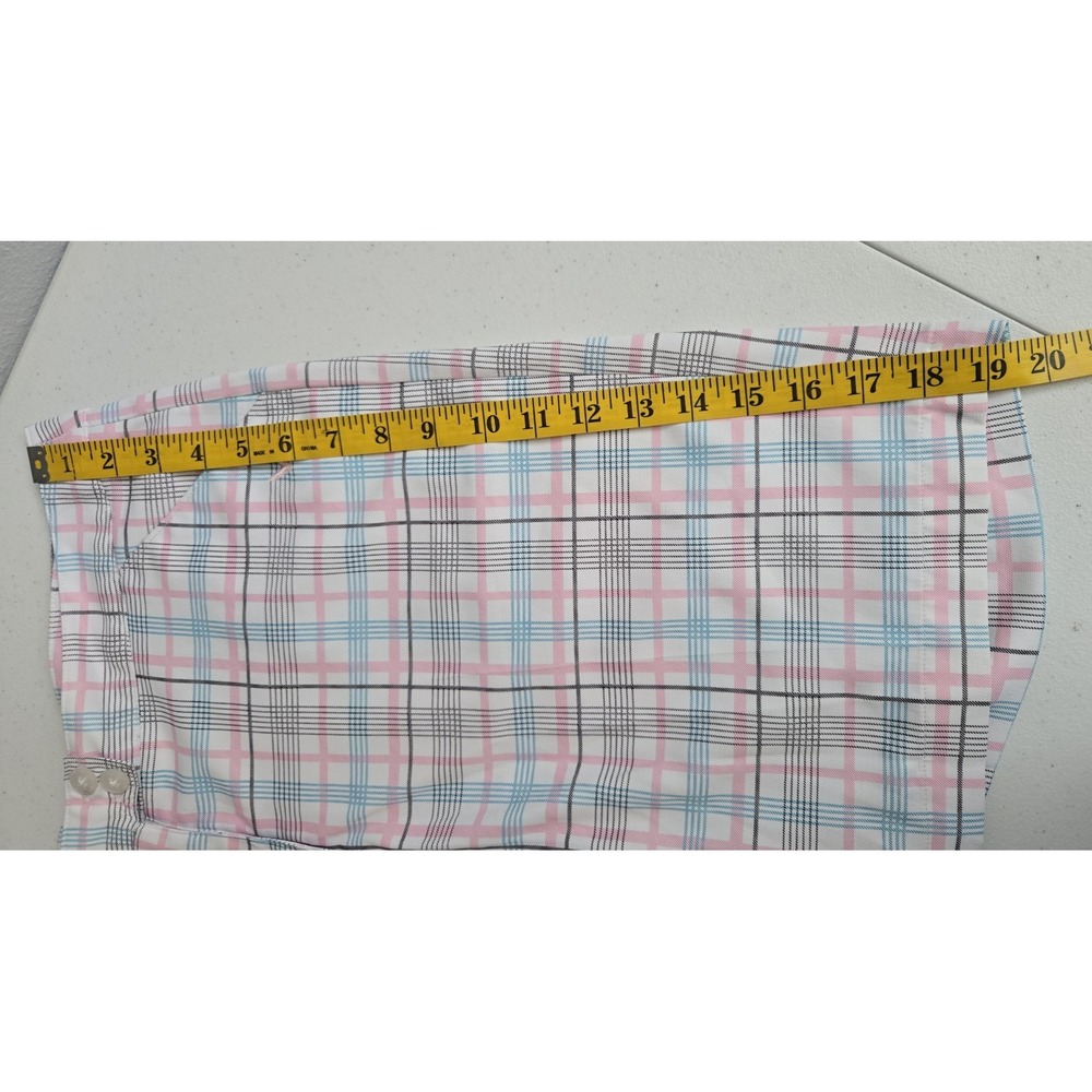 Callaway Women's 10 Pastel Blue Pink White Plaid Moisture Wicking Golf Shorts - Picture 16 of 16